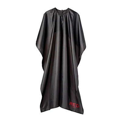 Red by Kiss all purpose salon cape. Black/ nylon. SA03