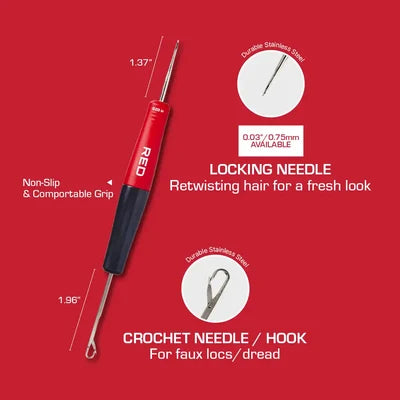 Red by Kiss 2 in 1 dread crochet duo. WT51