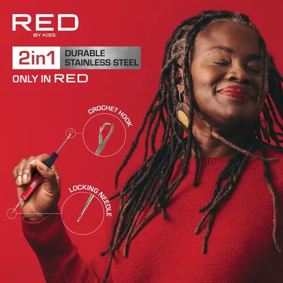 Red by Kiss 2 in 1 dread crochet duo. WT51