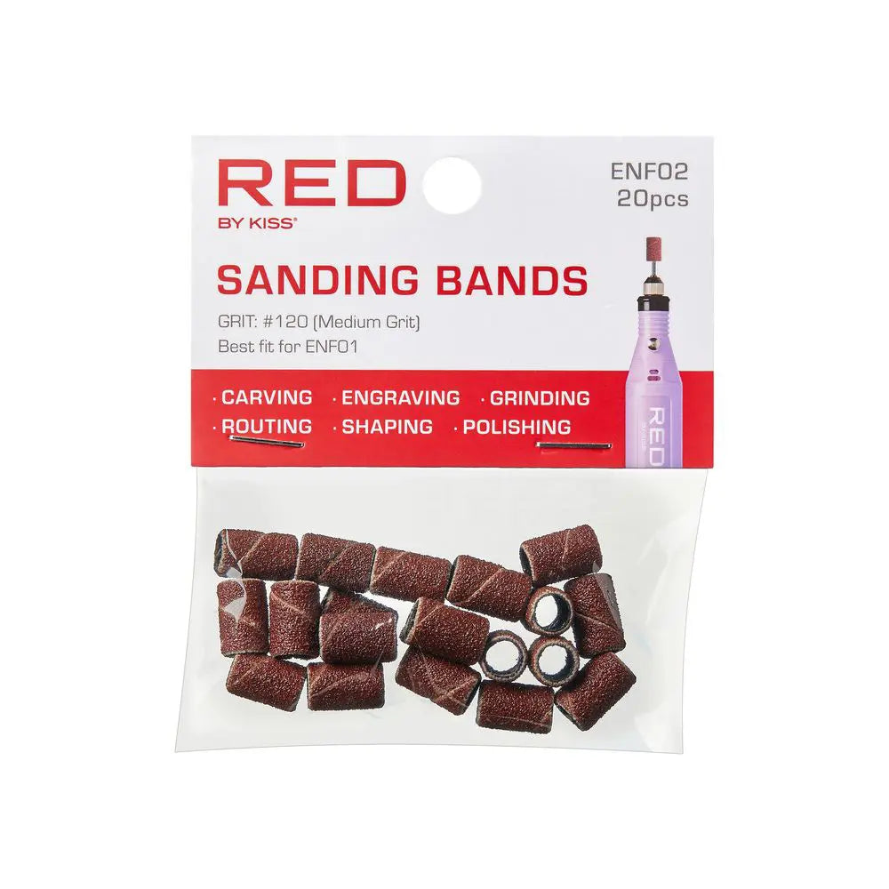 Red by Kiss electric nail file sanding bands
