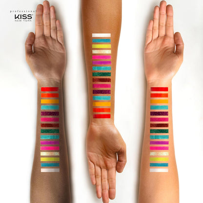 Kiss New York eyeshadow palette. Draw me rainbow. KMSP04