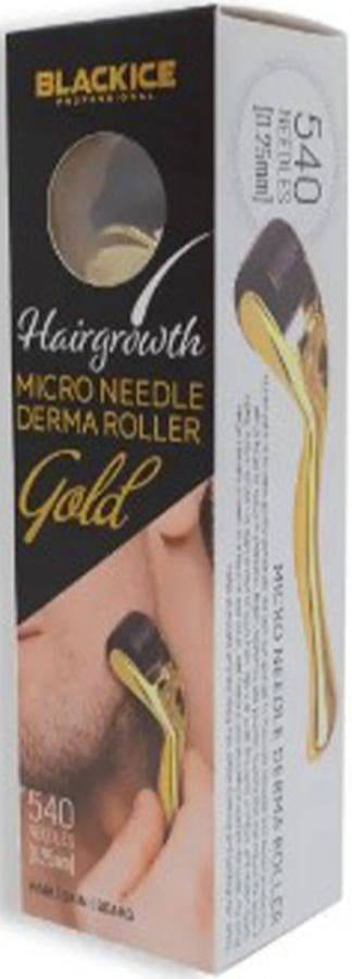 Blackice micro needle derma roller. Gold