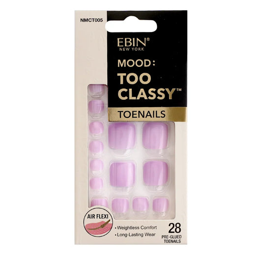 EBIN NEW YORK mood too classy toenails. 28pcs