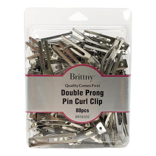 Brittny Double Prong clips 80ct br58102