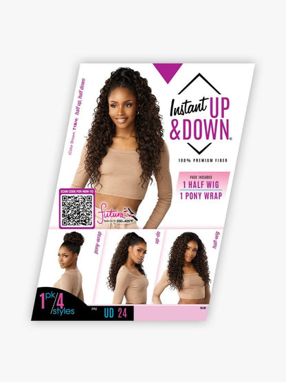 Sensationnel Instant up & down/ half wig. UD 24