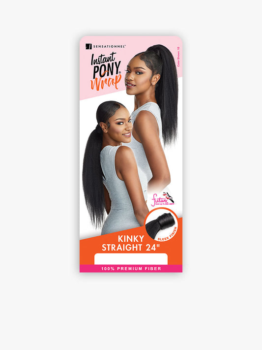 Sensationnel Instant wrap pony KINKY STRAIGHT 24“