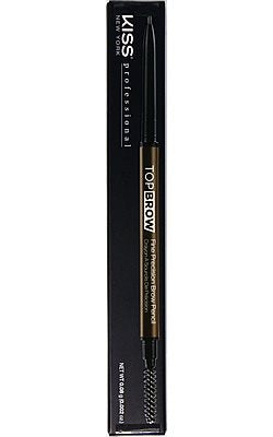 Kiss fine precision brow pencil. Warm medium brown. KBPP03
