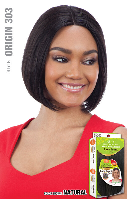 Model  Model Nude Brazilian lace front wig. Origin 303