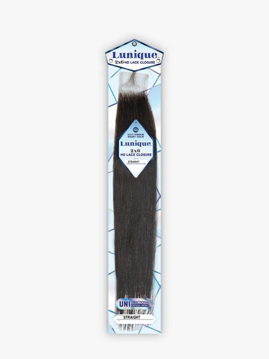 SENSATIONNEL 2x6 HD LACE CLOSURE LUNIQUE STRAIGHT
