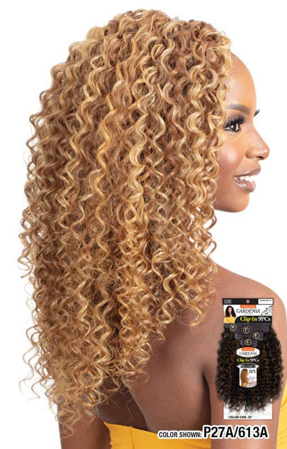 Model Model Gardenia Italian curl 18" clip-in 9pcs