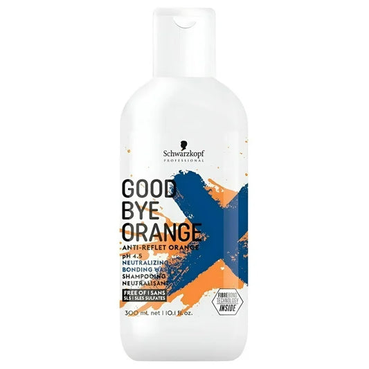 SCHWARZKOPF GOODBYE ORANGE NEUTRALIZING WASH SHAMPOO. 10.1 oz