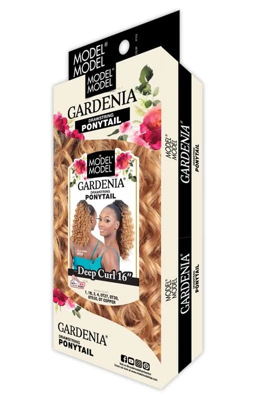 MODEL MODEL GARDENIA DEEP CURL 16" PONYTAIL