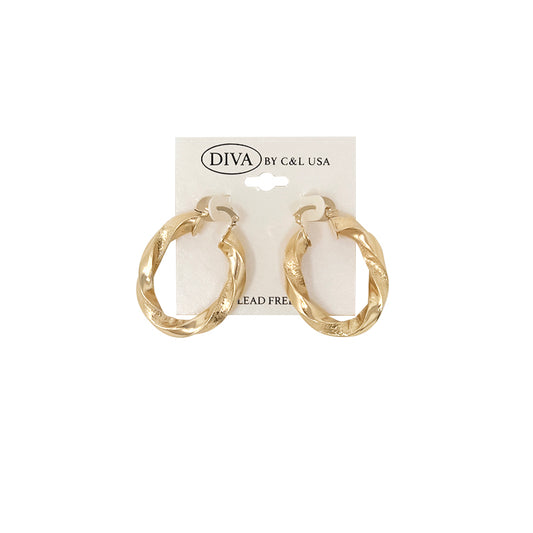 Spanish Brass Hoop SBHG5