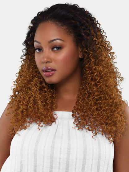 Vivace by Kiss Saemoshi half wig BRIE (BOHEMIAN 22”)