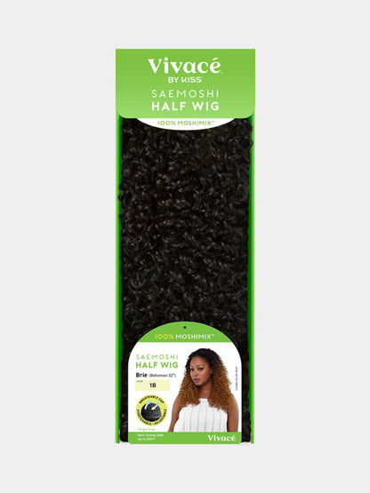Vivace by Kiss Saemoshi half wig BRIE (BOHEMIAN 22”)