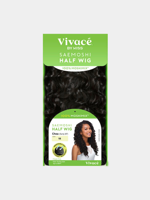 Vivace by Kiss Saemoshi half wig CHOA (CURLY 23”)