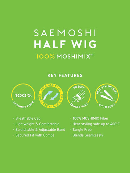 Vivace by Kiss Saemoshi half wig CHOA (CURLY 23”)