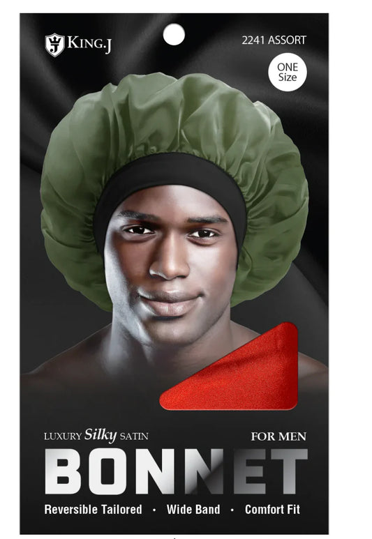 King J Silky Bonnet For Men