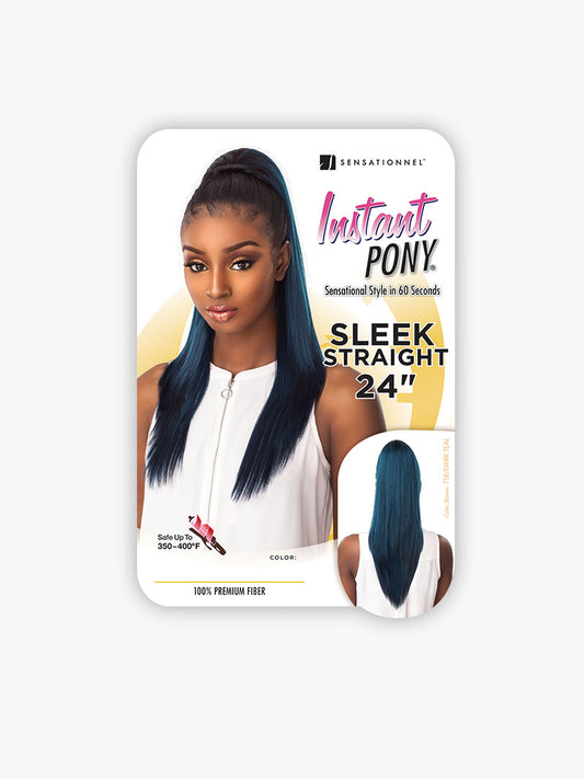 Sensationnel Instant Pony. SLEEK STRAIGHT 24“