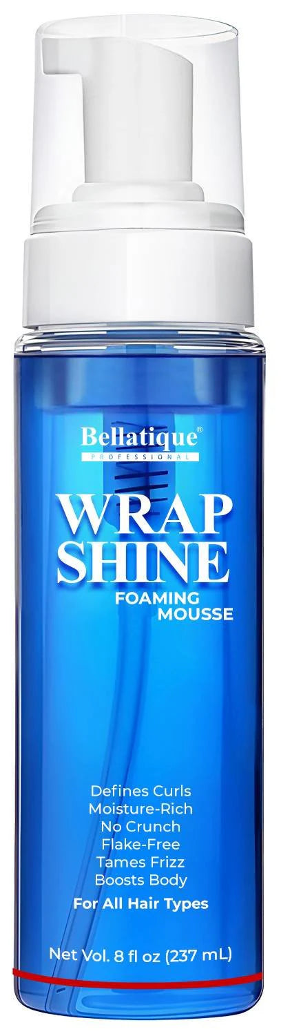Bellatique wrap shine foaming mousse. 8oz
