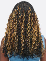 Vivace by Kiss Trenity Invisible feather crochet hair. Deep Wave 18”