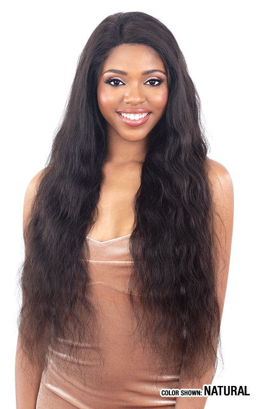 MODEL MODEL NUDE BRAZILIAN 13X4 HD LACE FRONTAL WIG. BODY WAVE 22". NATURAL