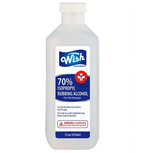 Wish ISOPROPYL RUBBING ALCOHOL 12 OZ