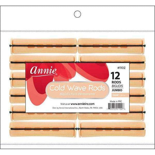 Annie cold wave rods. Sandy. 12pcs. #1102