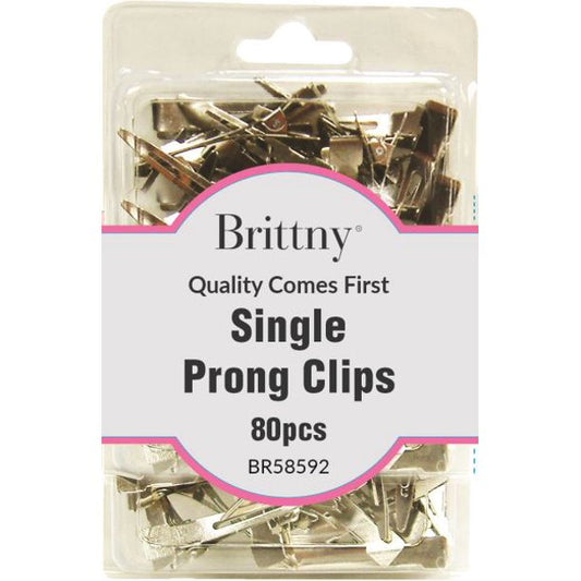 Brittny Single Prong Clips  80c