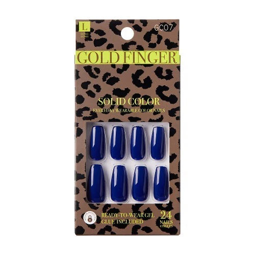 Gold finger Trendy nails. GC07