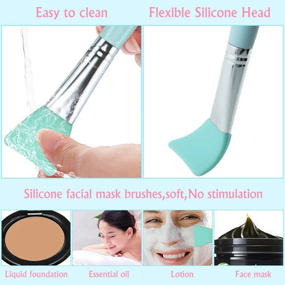 16Pcs Professional Makeup Brush with Makeup Sponge Set - 1 Kit