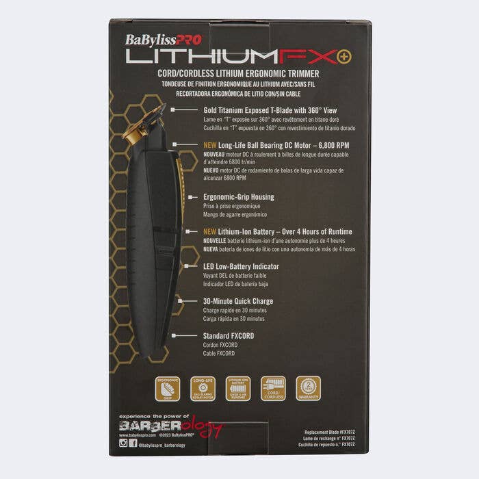 BaByliss PRO Lithium FX Cord/Cordless Lithium Trimmer