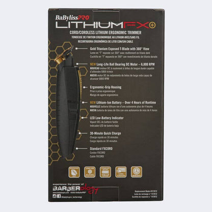 BaByliss PRO Lithium FX Cord/Cordless Lithium Trimmer