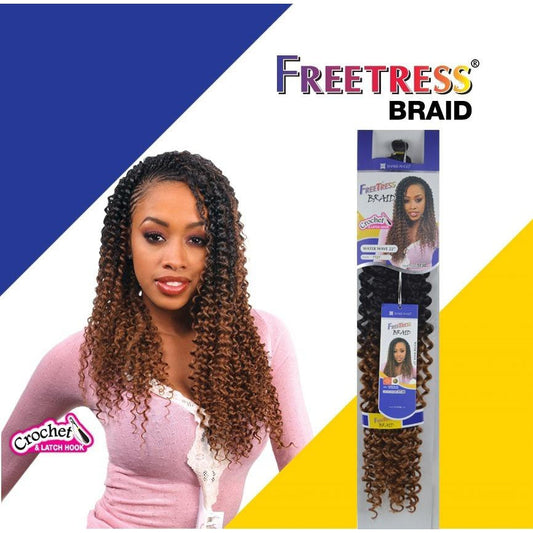 FreeTress Braid Crotchet Water Wave Bulk 22"