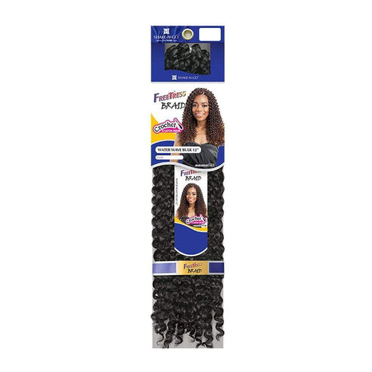 FreeTress Braid Crochet Water Wave Bulk 12"