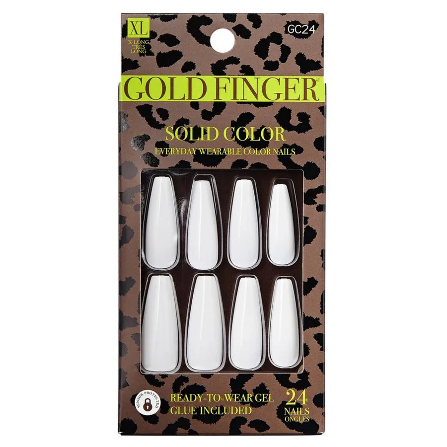 Gold finger Trendy nails. GC24
