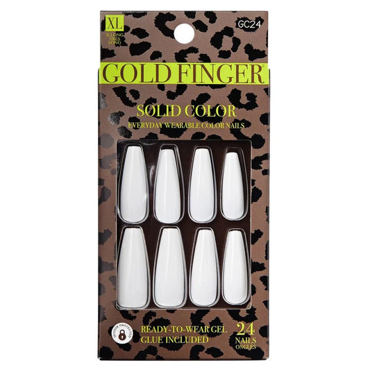 Gold finger Trendy nails. GC24
