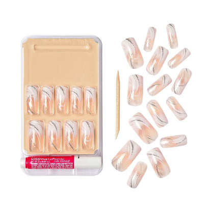 Gold Finger Trendy nails. GD09