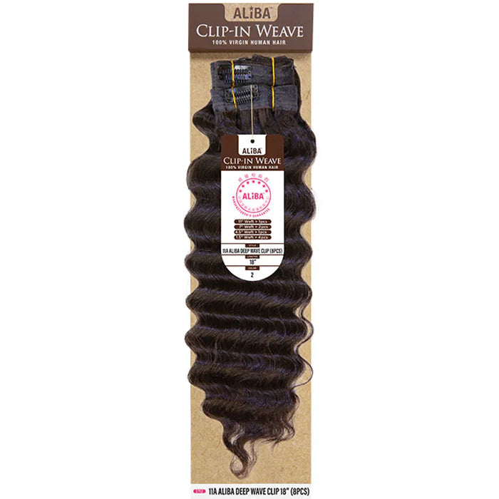 Aliba Clip-In Deep Wave  14"