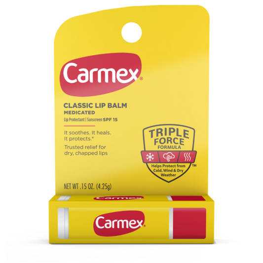 Carmex lip balm stick. Original. 0.15oz