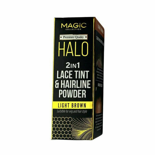 2IN1 lace tint & hairline powder-Medium brown