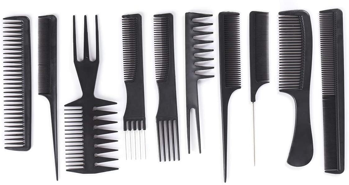 10 Pcs Comb Set – Marie's Beauty Supply