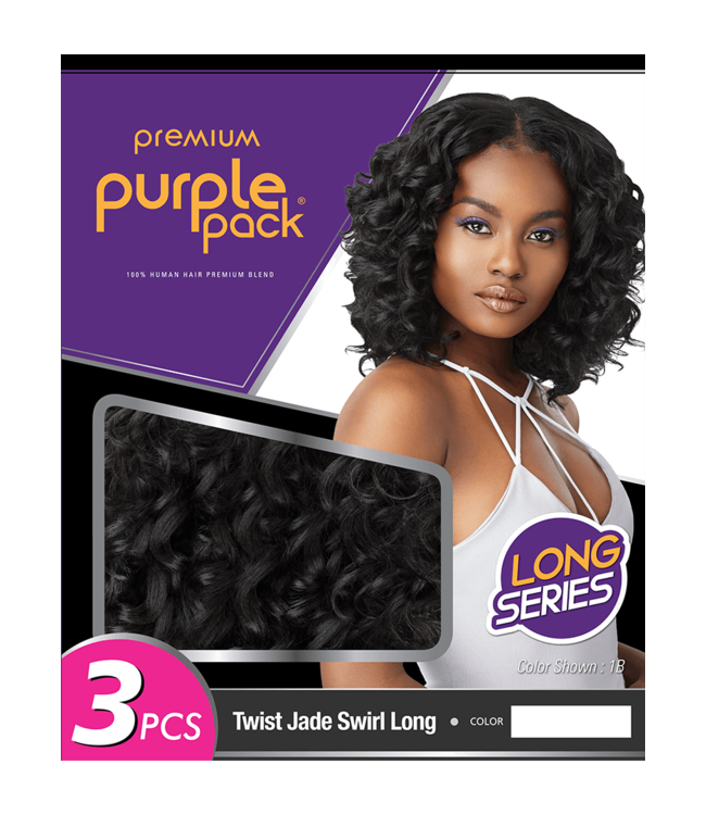Purple pack twist jade swirl Long