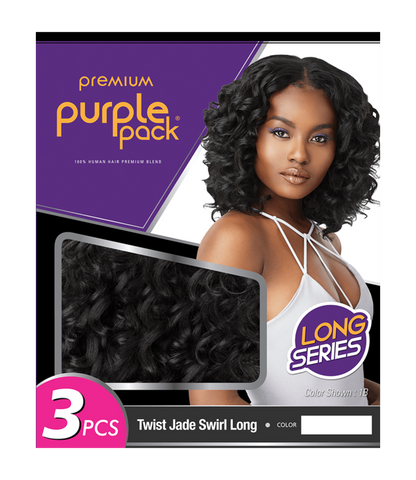 Purple pack twist jade swirl Long