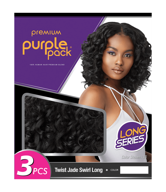 Purple pack twist jade swirl Long