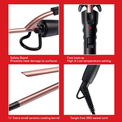 Red by kiss pencil curling iron 1/4". CI11