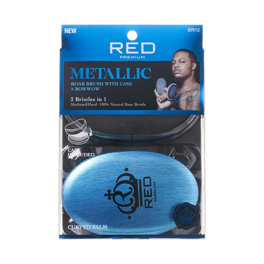 Red by kiss mixed boar brush. Blue. BR12