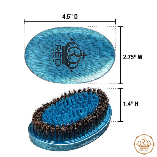 Red by kiss mixed boar brush. Blue. BR12