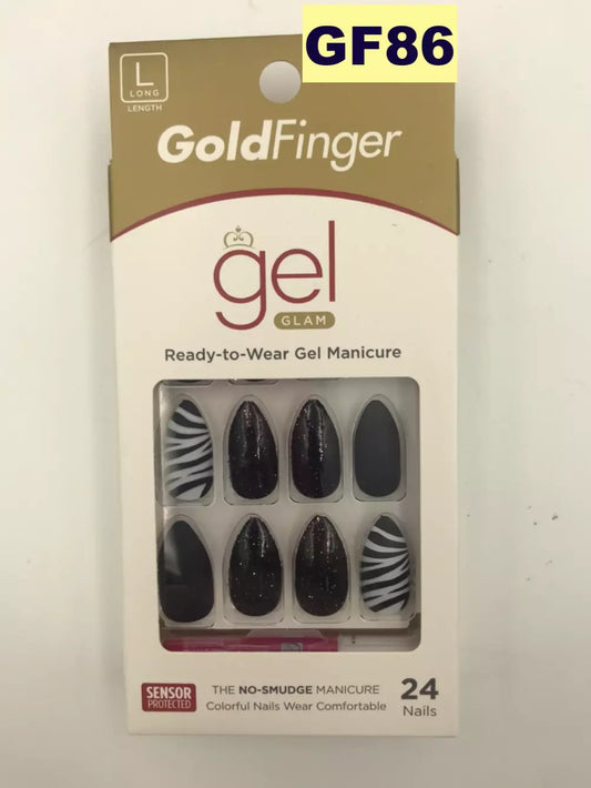 Gold Finger Nails GF86