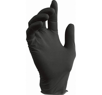 Semperguard Powder Free Black Vinyl Gloves